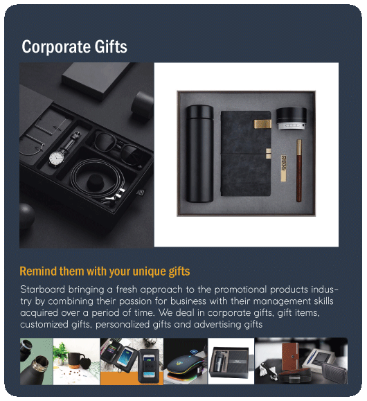 Corporate Gifts in Dubai - Get Free Mockup Designs
