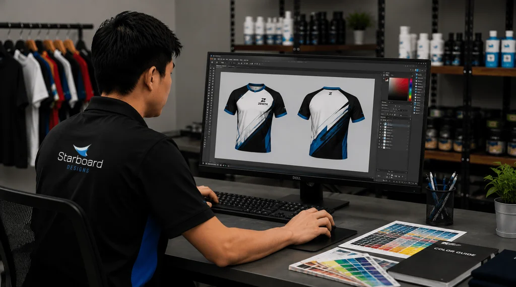 Custom T-Shirt Designing